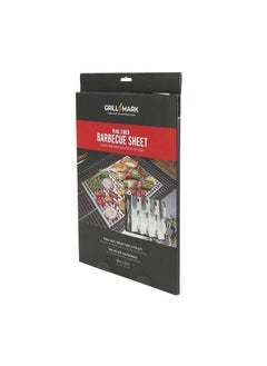 Grill Mark Stainless Steel Dual Sided Barbecue Sheet Silver 18 x 12 Inch 06039ACE  - Image 3