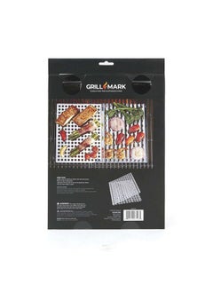 Grill Mark Stainless Steel Dual Sided Barbecue Sheet Silver 18 x 12 Inch 06039ACE  - Image 2
