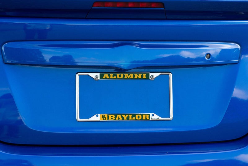 Desert Cactus Baylor University Car Accessories Bears Metal License Plate Frame and Tag Holder for Front or Rear of Car (Alumni) - Image 2