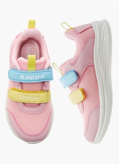 Kappa Girls Colourblock Sneakers with Hook and Loop Closure  - Image 2