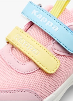 Kappa Girls Colourblock Sneakers with Hook and Loop Closure  - Image 4