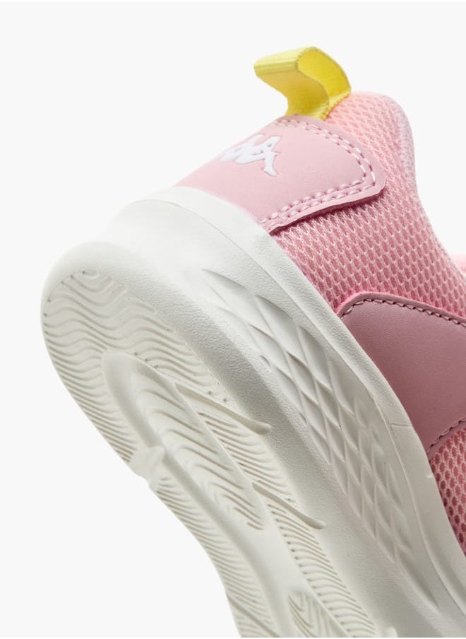 Kappa - Girls Colourblock Sneakers with Hook and Loop Closure - Image 1