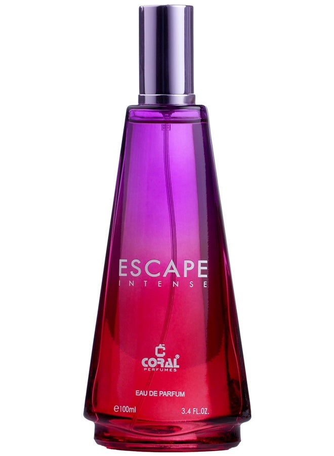 Coral Escape Intense Perfume for Women, Long Lasting Eau De Parfum, 100ml - Image 1