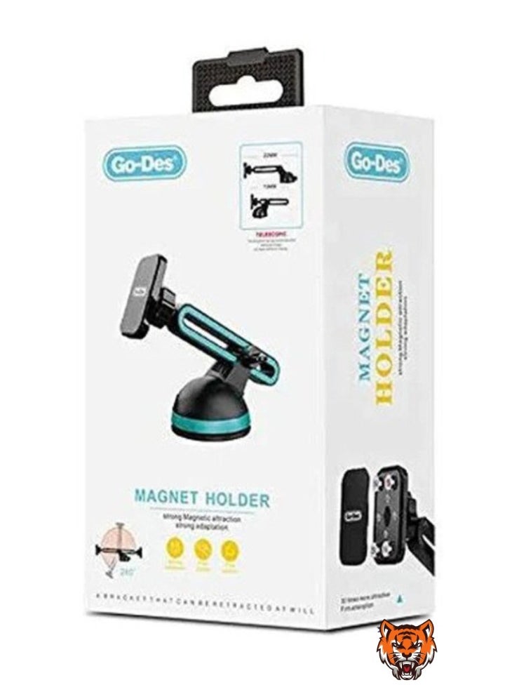 TIGER "Adjustable Neck Magnetic Car Phone Holder Mount – Flexible, Secure, Hands-Free Design for iPhone & Android (Black)"  - Image 2