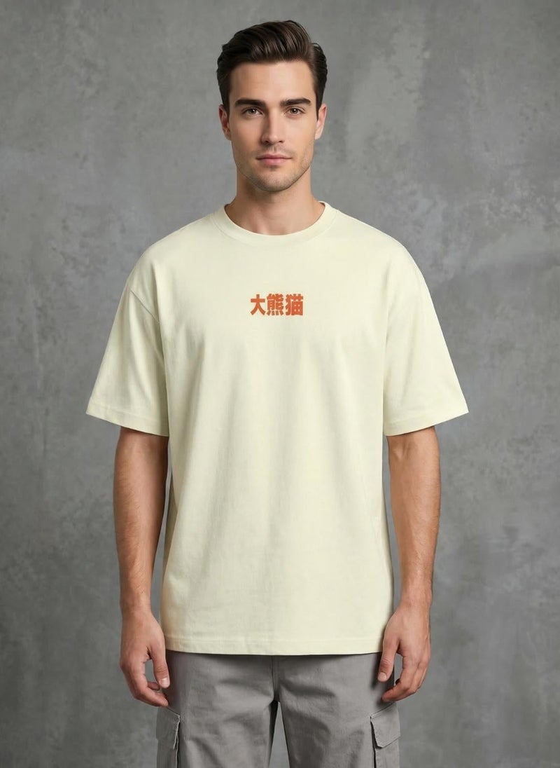 NOBERO Men Oversized Graphic Printed T-shirt - Image 1