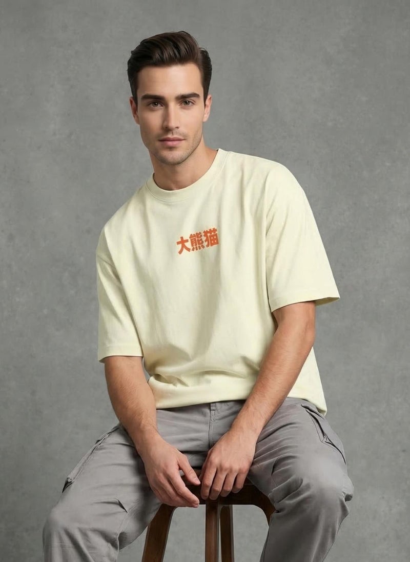 NOBERO Men Oversized Graphic Printed T-shirt - Image 4