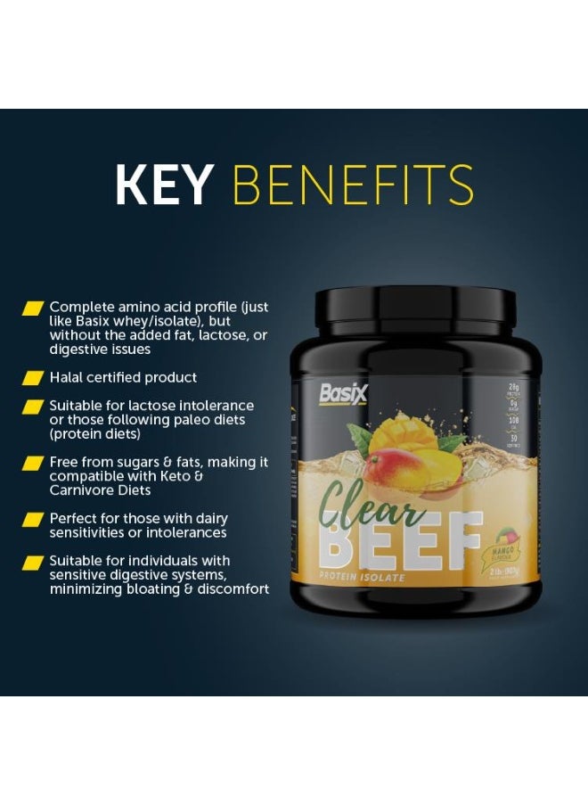 Basix Clear Beef Pro Iso Mango 2Lb  - Image 2
