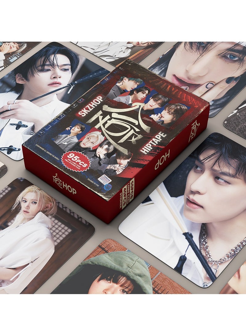 Generic 95Pcs Straykids HOP LOMO Cards 2025 SKZ PhotoCards 2025 K-pop SKZOO HIPTAPE Collectors Stray Kids Poster  - Image 1