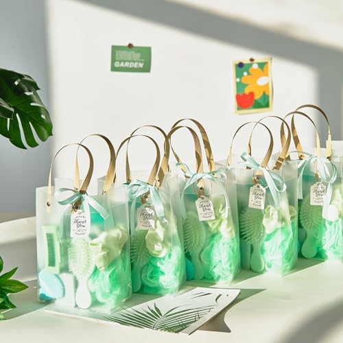 Rigibright 74Pcs Baby Shower Prizes for Game Winners Baby Shower Favors Gifts including Headband Hair Brush Jewelry Box with Gift Bag for Baby Shower Game Prizes Wedding Bridal Shower Favors (Green) - Image 4