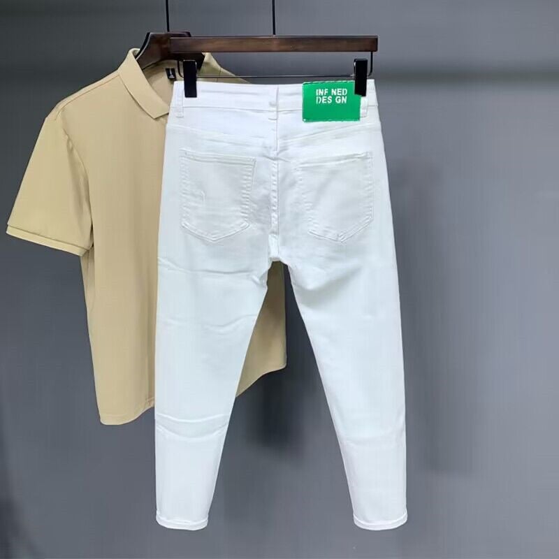 Unisex Classic Denim Jeans Loose Fit Daily Outdoor Wear - Image 1