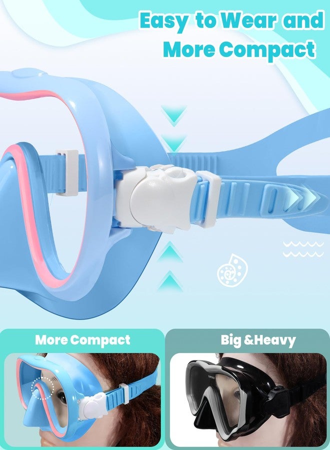 سيجو نظارات سباحة للأطفال مع غطاء للأنف، مناسبة للأولاد والبنات والشباب، عبوة من قطعتين، نظارات سباحة شفافة الرؤية، قناع سباحة، نظارات حمام سباحة، عدسات مقسّاة مانعة للتسرب، للأطفال من 6-14، 4-7، 8-14، 3-5، 8-12، 3-6 - Image 5