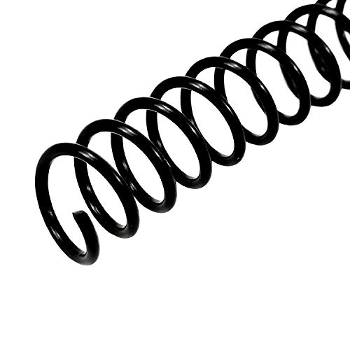 Rayson 5/16" Plastic Spiral Binding Coil, 40 Sheets Capacity, 4:1 Pitch 7.9mm Black Coil Binding Spines for Business and Educational Purposes, Pack of 100 - Image 1