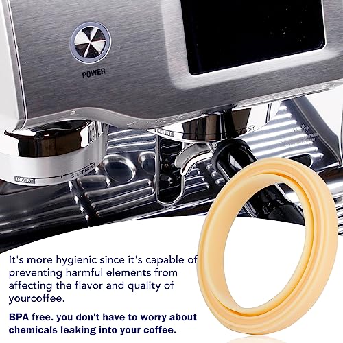 yianteng 1Pcs 54mm Silicone Steam Ring, Grouphead Gasket Seal for Breville Espresso Machine, Coffee Machine Brew Group Head Seal Gasket for Breville/Sage, Replacement 878/870/860/840/810/500/450/875/880 Part - Image 3
