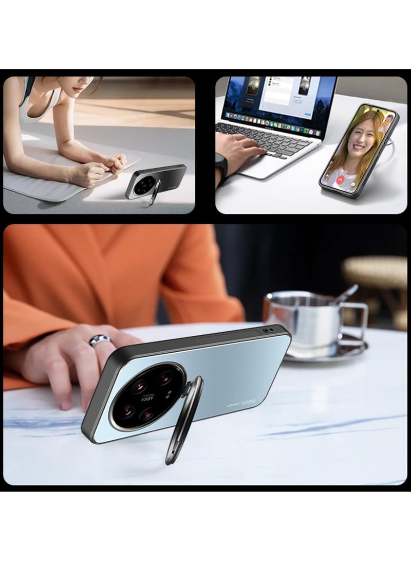 general Case for Xiaomi 14 Ultra Slim Shell Film Integrated Phone Case with stand PC Hard Cover for Xiaomi 14 Ultra - Image 2