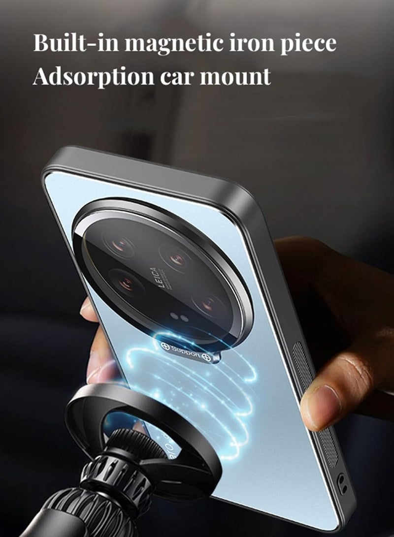 general Case for Xiaomi 14 Ultra Slim Shell Film Integrated Phone Case with stand PC Hard Cover for Xiaomi 14 Ultra - Image 3