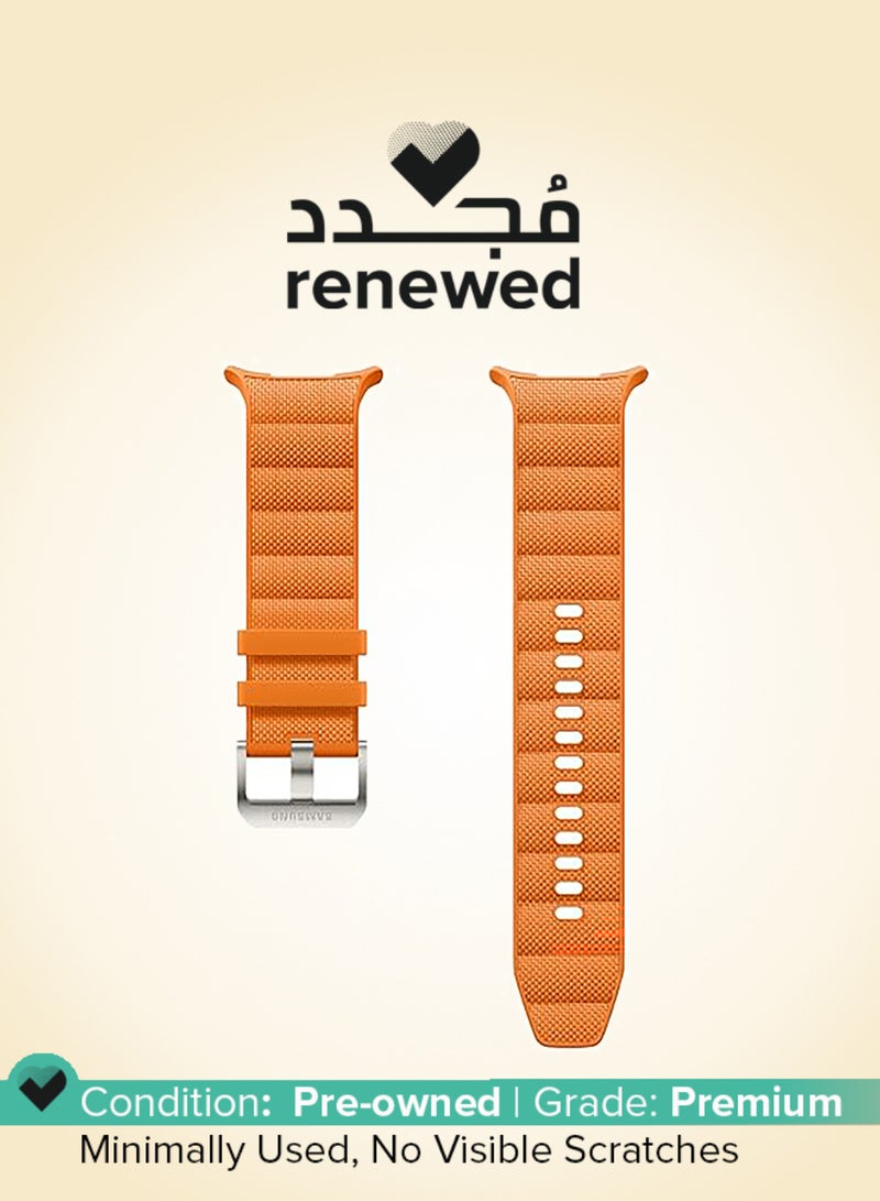 Samsung Renewed - Galaxy Watch7 Athleisure Band (S/M) orange - Image 1