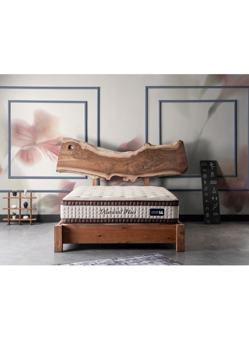 أمسى مرتبة ناتشورال بلس الفاخرة - بوكت معزول لراحة فاخرة ودعم مثالي للجسم - مثالية للنوم العميق والهادئ بتصميم مميز - Image 4