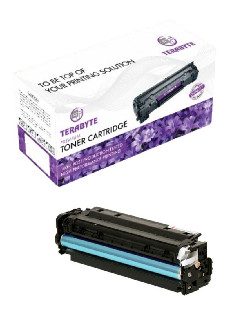Terabyte 305A 304A 312A Color Toner Cartridge for LaserJet Pro 400 Color M451 M475 MFP M476nw and CP2025 Printers (Black) - Image 1