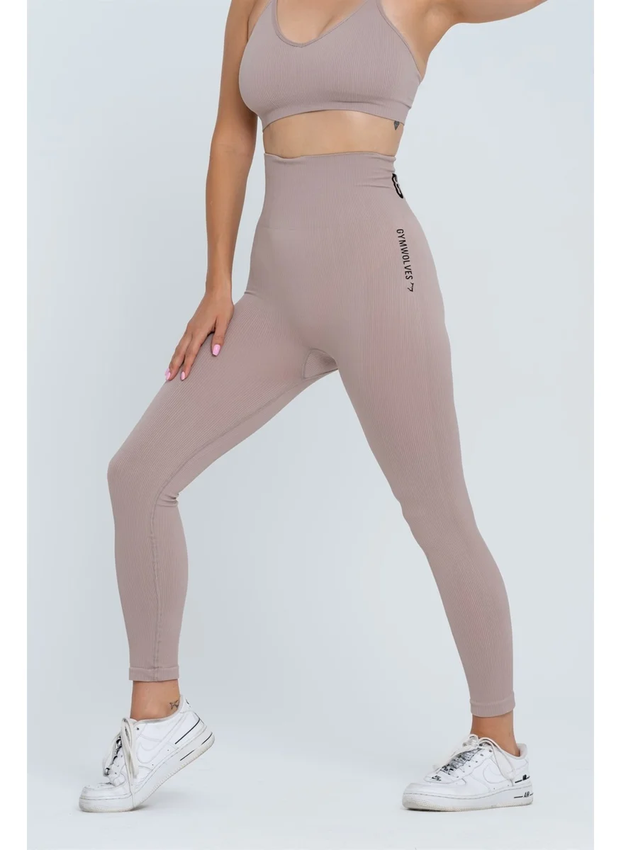 Gymwolves Seamless Sports Tights | Seamles Leggings | Thin Twill |