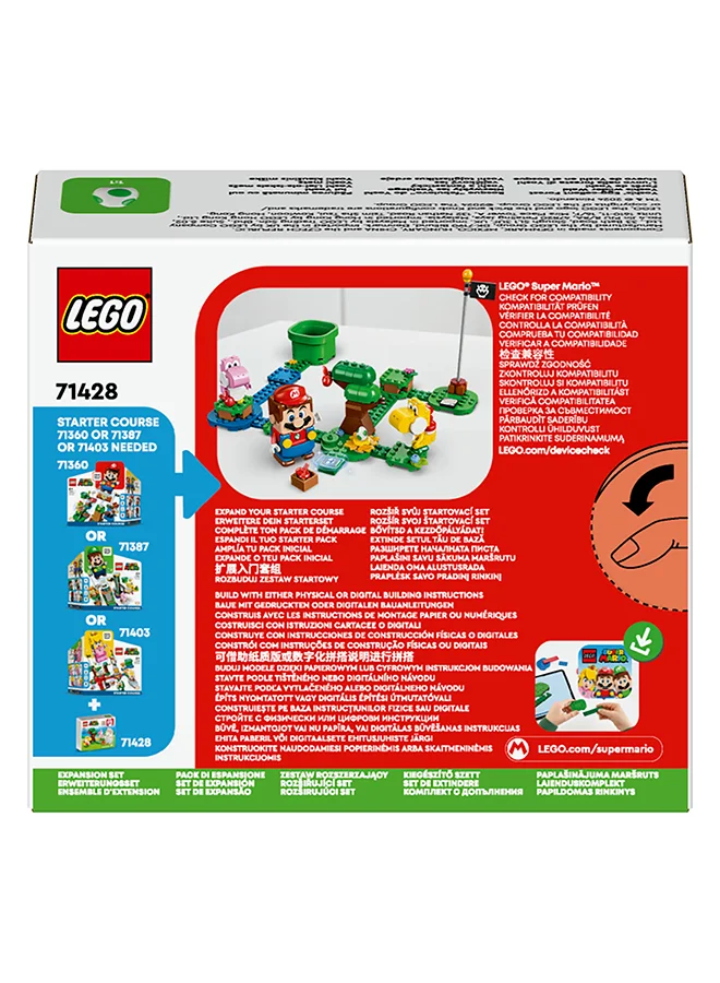 LEGO 71428 Super Mario Yoshis’ Egg-Cellent Forest Expansion Set, Collectible Toy For Kids, 2 Brick-Built Characters, Gift For Girls, Boys And Gamers Aged 6 And Over (107 Pieces)