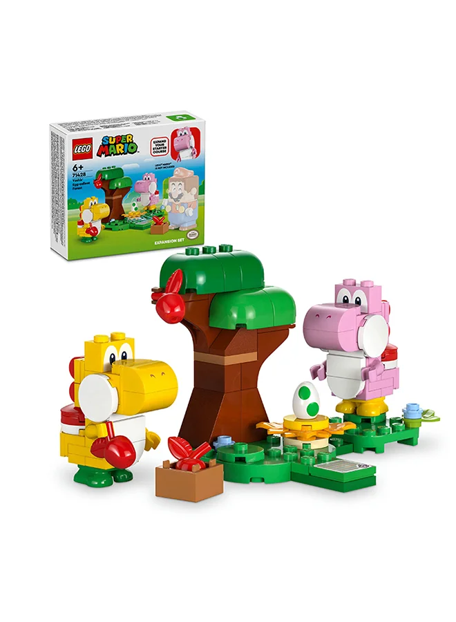 LEGO 71428 Super Mario Yoshis’ Egg-Cellent Forest Expansion Set, Collectible Toy For Kids, 2 Brick-Built Characters, Gift For Girls, Boys And Gamers Aged 6 And Over (107 Pieces)