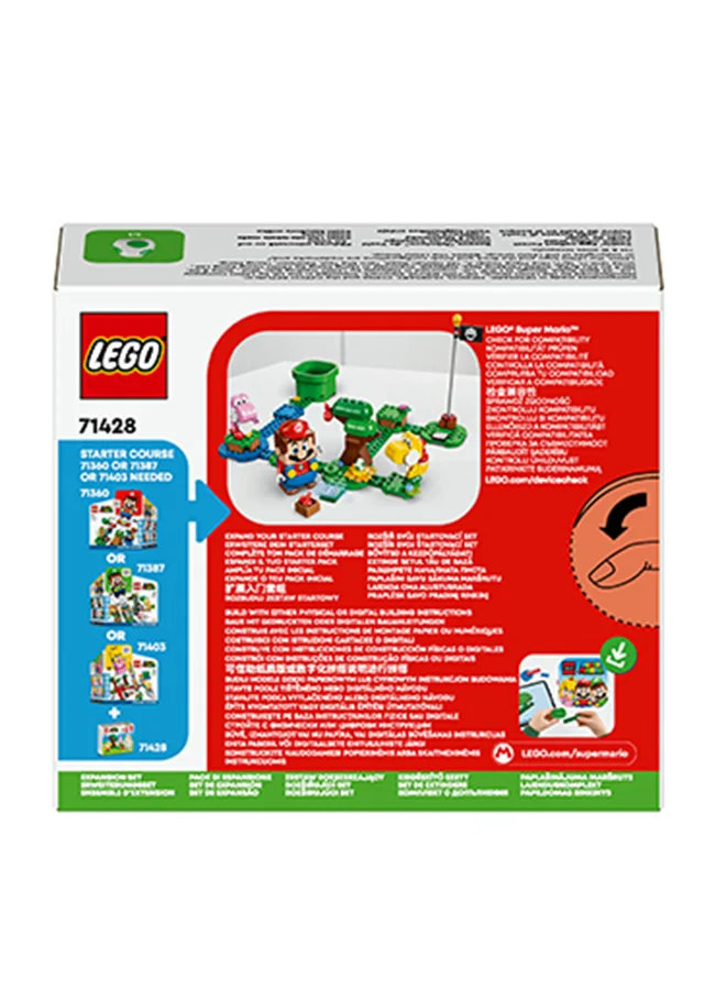 LEGO 71428 Super Mario Yoshis’ Egg-Cellent Forest Expansion Set, Collectible Toy For Kids, 2 Brick-Built Characters, Gift For Girls, Boys And Gamers Aged 6 And Over (107 Pieces)