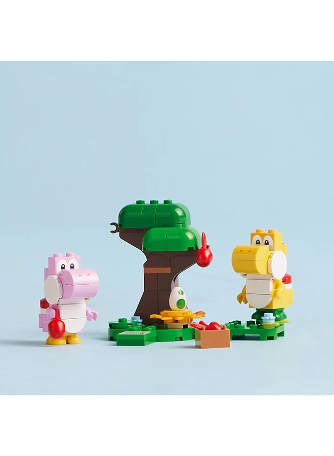 LEGO 71428 Super Mario Yoshis’ Egg-Cellent Forest Expansion Set, Collectible Toy For Kids, 2 Brick-Built Characters, Gift For Girls, Boys And Gamers Aged 6 And Over (107 Pieces)