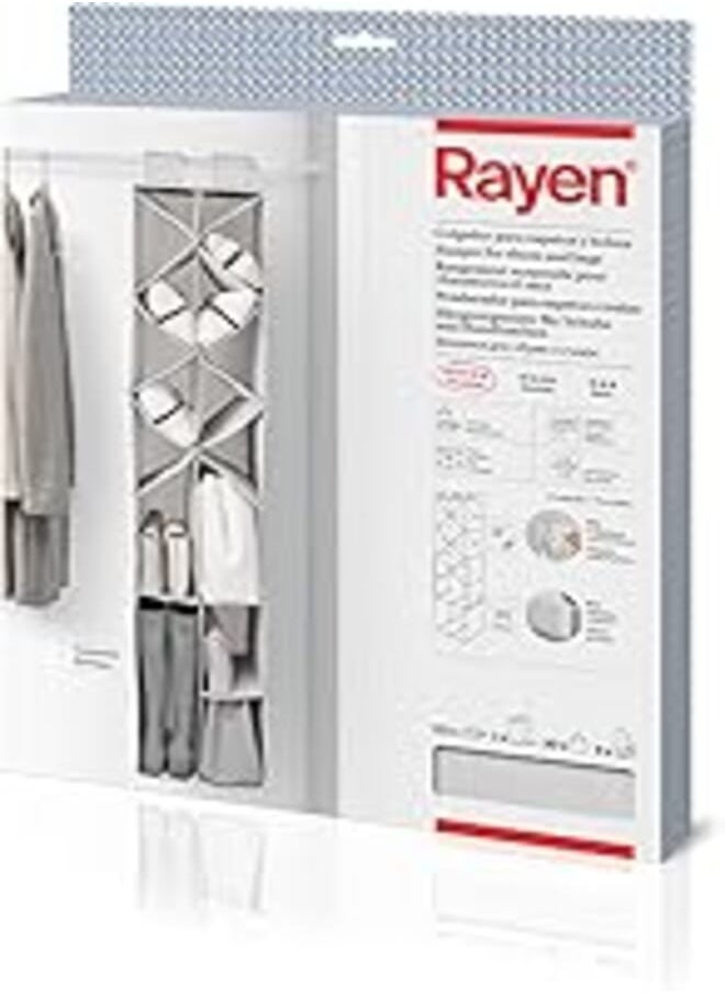Rayen Rayen Shoe and Bag Hanger, Grey, 145 x 30 x 30 cm 