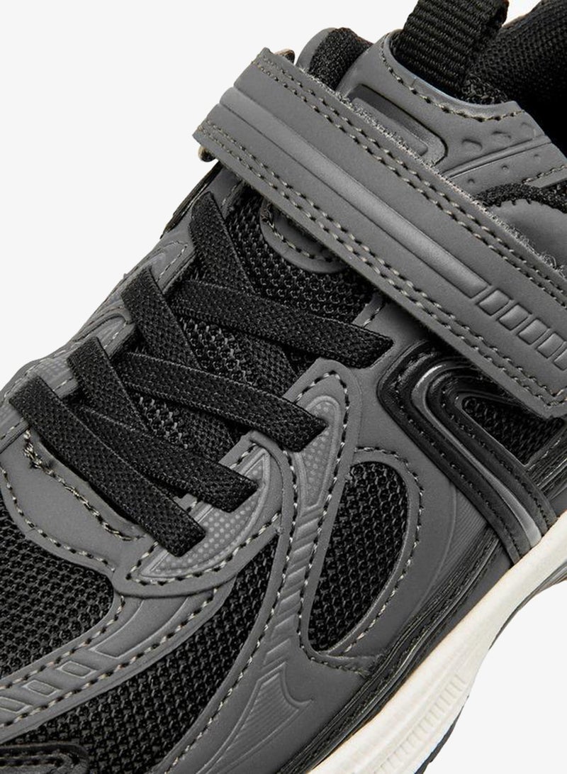 Mister Duchini Panelled Sneakers With Hook And Loop Closure - Image 4