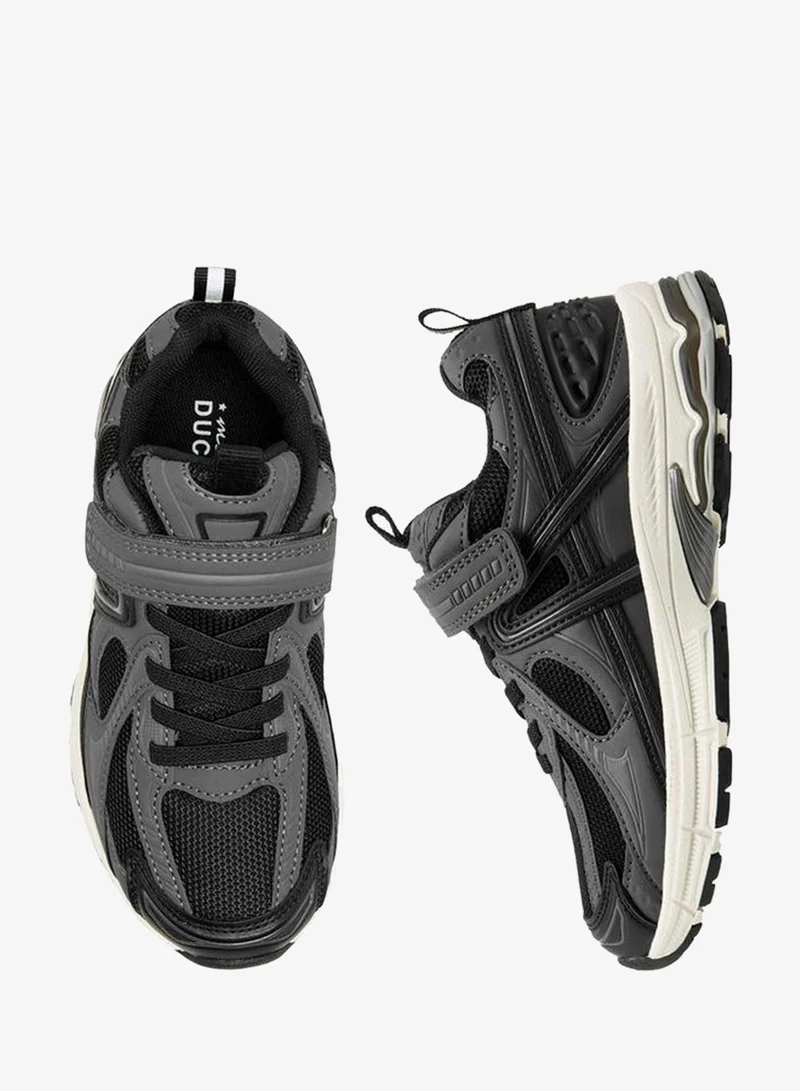 سيد دوتشيني Panelled School Sneakers With Hook And Loop Closure