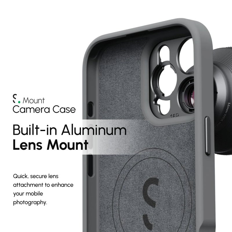 ShiftCam Camera Case Compatible with iPhone 16 | Built-in Lens Mount | Magnetic-Case | Shoot Stunning Photos Instantly (Dark Grey, iPhone 16 Pro) - Image 2