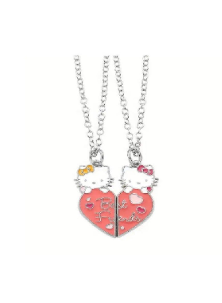 Hello Kitty two-piece heart-shaped necklace - Image 1