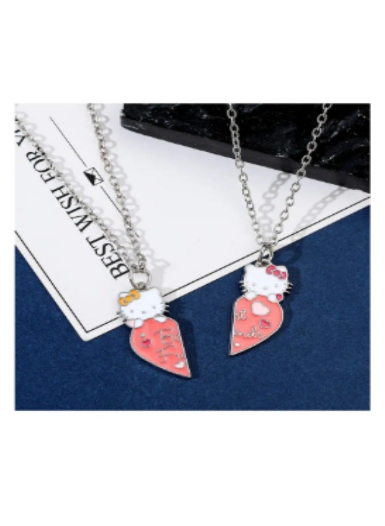 Hello Kitty two-piece heart-shaped necklace - Image 3