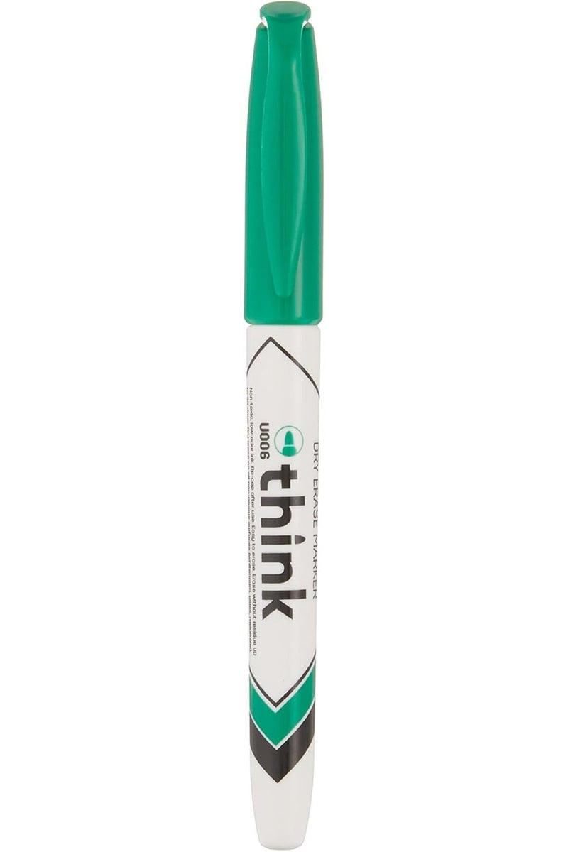ثينك Dry Erase Marker Bullet Pen Type, Green pack of 2 - Image 2