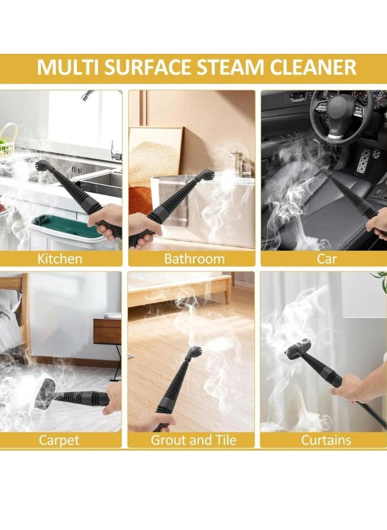 Denx - A multi-use steam cleaning device that operates electrically, with a power of 1200 watts, and a water capacity of 350 ml. - Image 1