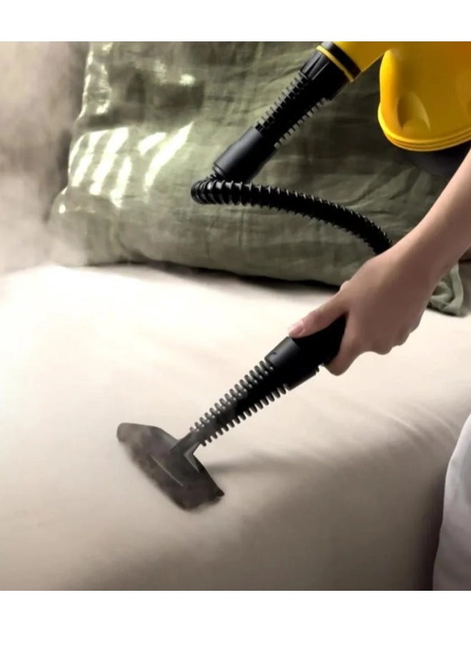 Denx - A multi-use steam cleaning device that operates electrically, with a power of 1200 watts, and a water capacity of 350 ml. - Image 1