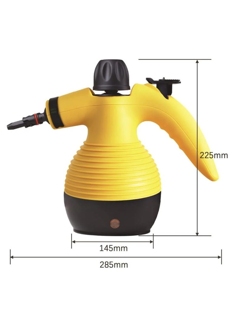 Denx - A multi-use steam cleaning device that operates electrically, with a power of 1200 watts, and a water capacity of 350 ml. - Image 1