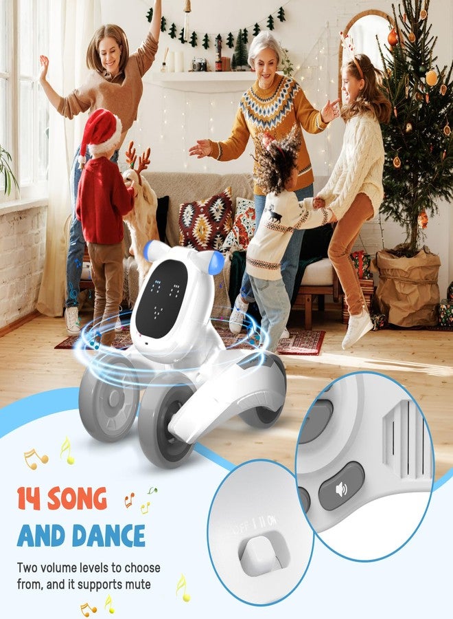 HBUDS Robot Dog Toy for Kids, Remote Control Dog Robot, Voice & Touch Control Robot Pet Dog with LED/Record/Sing/Dance, Rechargeable Puppy Toys for 5 6 7 8 9 10 Year Old Boy Girl Ideas (Gray) - Image 2