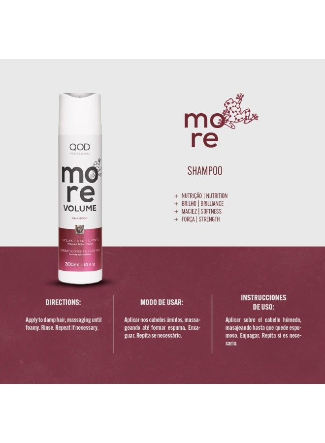 QOD PROFESSIONAL MORE Volume Shampoo 300ml - Image 3