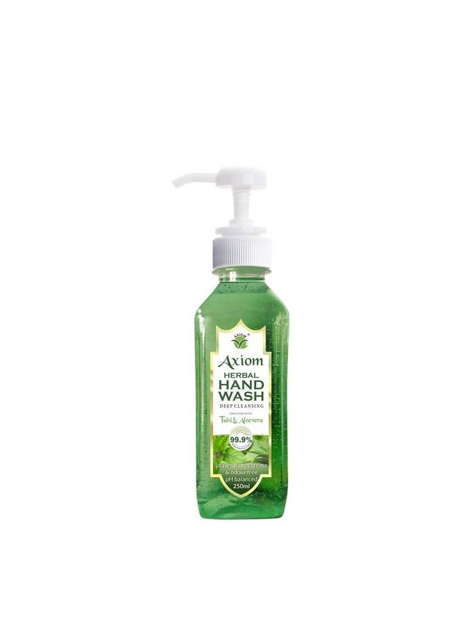 Axiom Herbal Hand Wash 250Ml Enriched With Aloevera & Tulsi(Table Top Dispenser) Pack Of 2 - Image 2