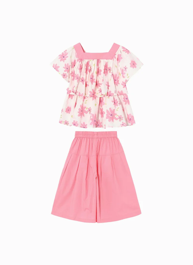 بالابالا Kids Girl Woven short sleeve suit