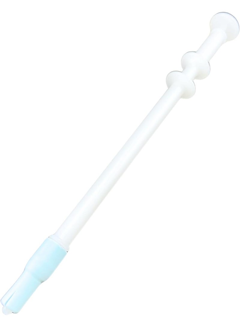 عام مطلق حبوب منع الحمل للقطط والكلاب - حبوب منع الحمل للحيوانات الأليفة ذات طرف ناعم لسهولة توصيل الأدوية | أداة توزيع مسدس حبوب الدواء للحيوانات الأليفة الصغيرة والكبيرة | جهاز حقنة قابل لإعادة الاستخدام بتصميم H- Bar مطور - أزرق فاتح، عبوة واحدة - Image 1