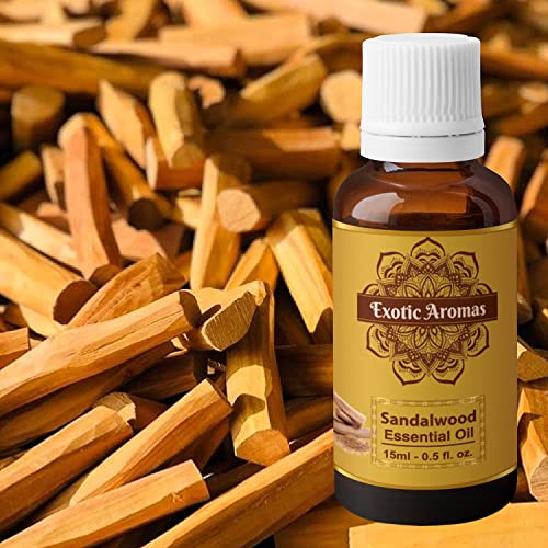 Exotic Aromas Sandalwood Oil for Aroma Therapy, Stress Relief (15Ml + 15Ml) Pack of 2 - Image 2