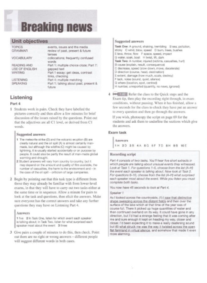 Cambridge Compact Advanced - Materials for preparing for various exams_Teachers_Book - Image 5
