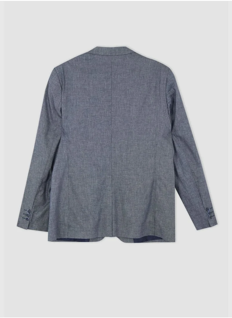DeFacto Man Slim Fit Mono Neck Blazer