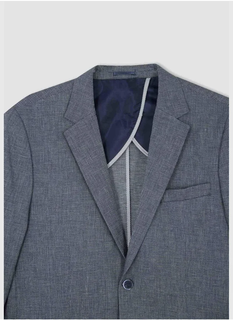DeFacto Man Slim Fit Mono Neck Blazer