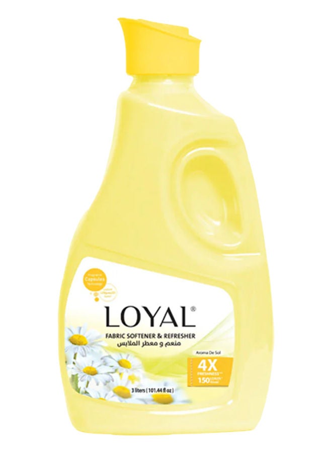 loyal Fabric Softener and Refresher Aroma De Sol 3000ml Yellow