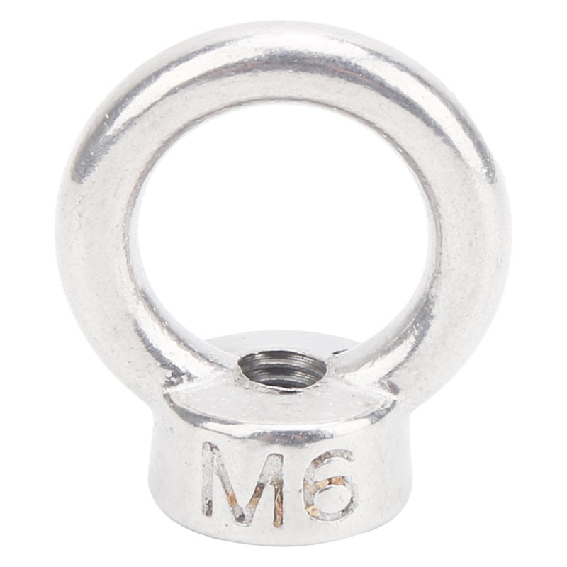 10PCS M6 Lifting Eye Bolts Nuts Stainless Steel Fastener Fittings for Cable Rope Supplies - Image 4