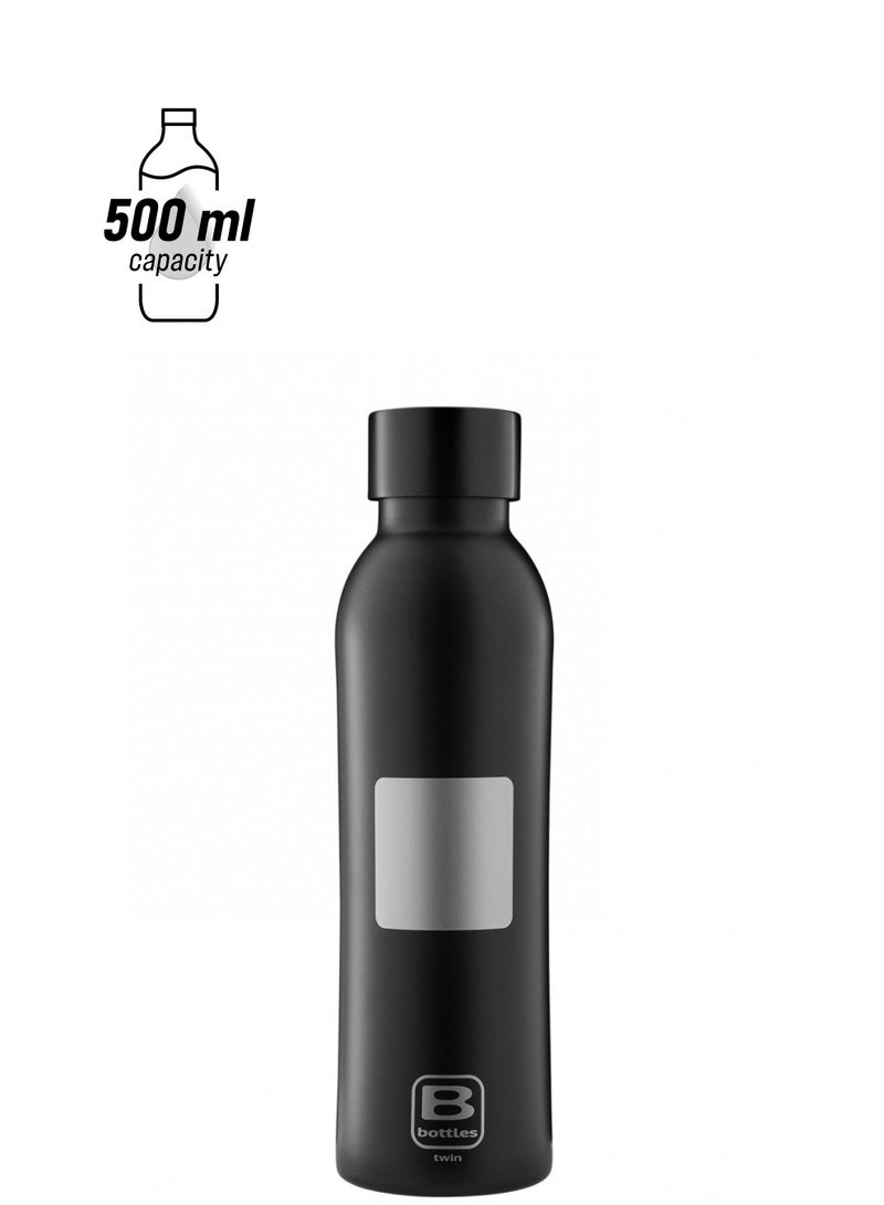 Bugatti Casa Bugatti Square Silver B Bottles Twin 500 ML - Image 1