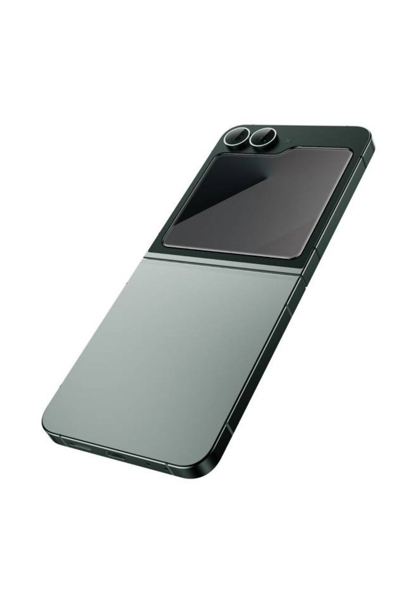 GREEN LION Flip Protection Pack Privacy for Samsung Galaxy Z Flip 6, Anti Scratch, Anti Fingerprint, Ultra-Thin - Black - Image 1